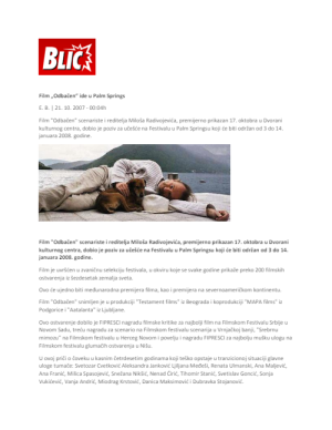 Blic 21-10-2007