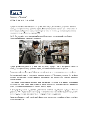 RTS - Polemika o filmu