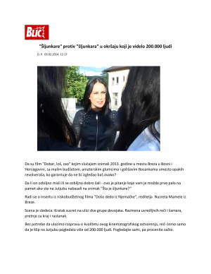 Blic - O filmu