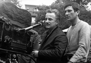 Fadil Hadžić i Ivica Rajković na snimanju filma Divlji anđeli (1969)