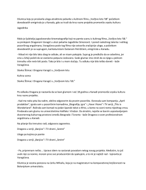 Portal Kurir - Dragana Varagić o filmu