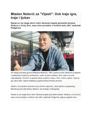 Portal VIJESTI - O filmu