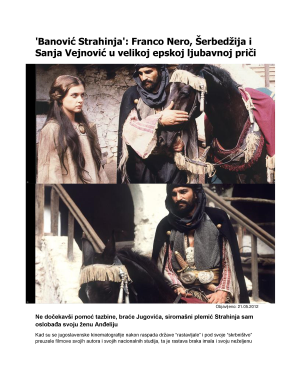 O Filmu - Banović Strahinja