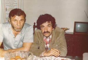 Bata Živojinović i režiser Tori Janković