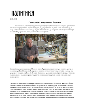 Portal POLITIKA 16-01-2018