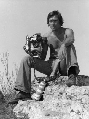 Na snimanju filma Ribanje i ribarsko pregovaranje (1975)