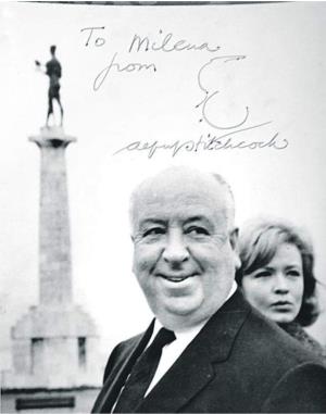 Alfred Hičkok i Milena Dravić 2