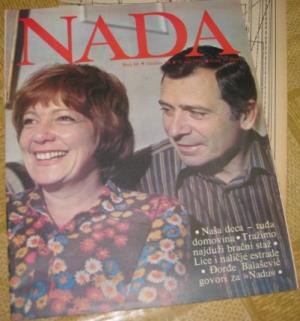 Isječak novina - Olga Stanisavljević i Đuza Stojijlković