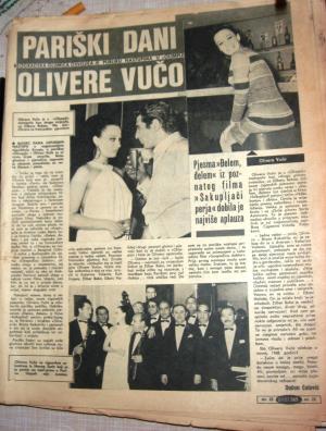 Isječak novina - Olivera Katarina 1