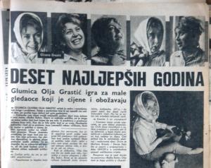Isječak novina - Olja Grastić OK
