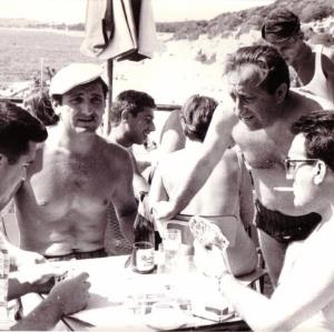 Vuk Krnjević, Bata Živojinović i Saša Petrović, Pula Film Festival