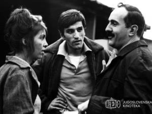 Neda Spasojević. Dragan Nikolić i režiser Živojin Pavlović, Kad budem mrtav i beo (1967)