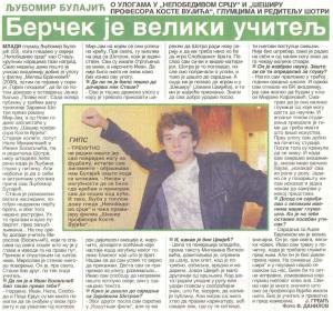 Isječak novina - Ljubomir Bulajić 3