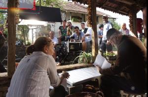 Na setu snimanja filma Led (2012)