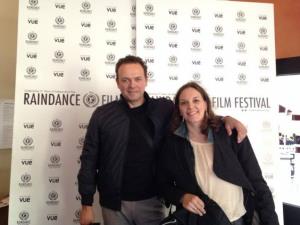 Jelena i Nedeljko na festivalu Raindance u Londonu sa filmom LED