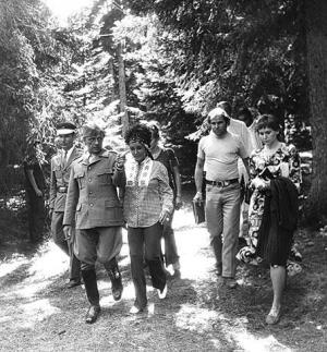 Na snimanju filma Sutjeska (1973) 1