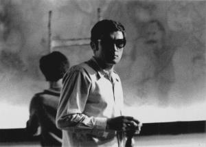 Ivica Rajković na snimanju filma Slučajni život (1968)