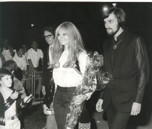 sa Miljom Vujanović na premijeri filma Bube u glavi 1970. godine
