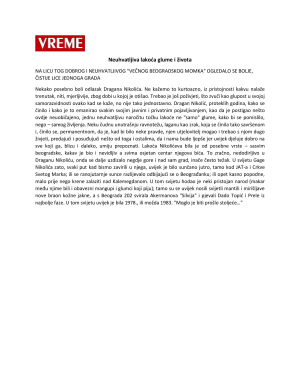 VREME - Neuhvatljiva lakoća glume i života