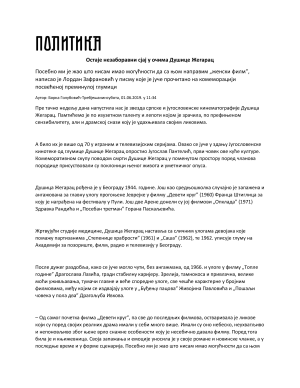 Portal POLITIKA - Nezaboravan sjaj u očima
