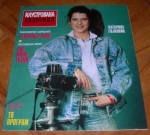 ILUSTROVANA POLITIKA - Naslovna Katarina Gojković