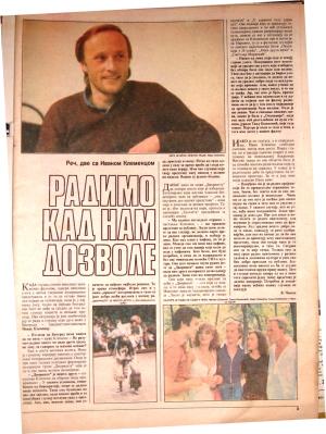 Novinski isječak - Ivan Klemenc