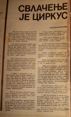 Isječak novina - Jagoda Kaloper