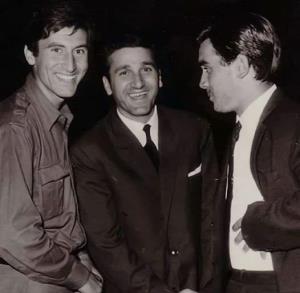 Ljubiša Samardžić, Bata Živojinović i Boris Dvornik