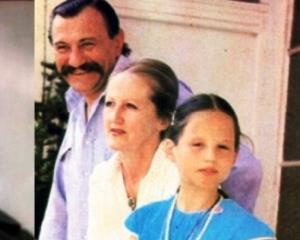Dragomir Bojanić Gidra sa suprugom Ljiljanom Kontić i kćerkom