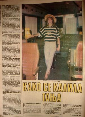 Isječak novina - Tatjana Pujin