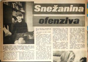Isječak novina - Snežana Nikšić 1