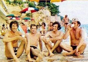 Ljubiša Samardžić, Dragan Milivojević, Rade Šerbedžija i Bata Živojinović
