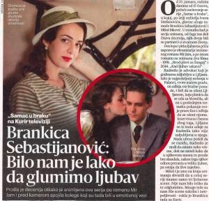 Isječak novina - Samac u braku 2
