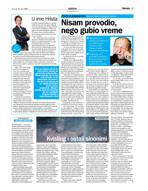 Danas - 16-04-2020