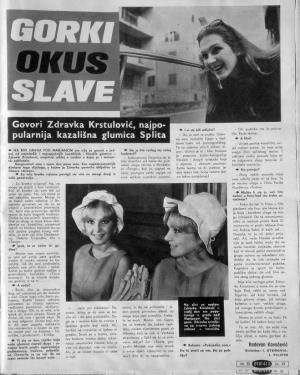 Isječak novina - Zdravka Krstulović 1