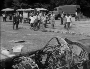 Sa snimanja filma Partizanska eksadrila (1979)