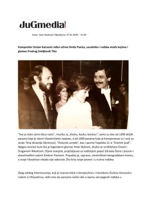 Portal JUGMEDIA - o Dušanu Karuoviću