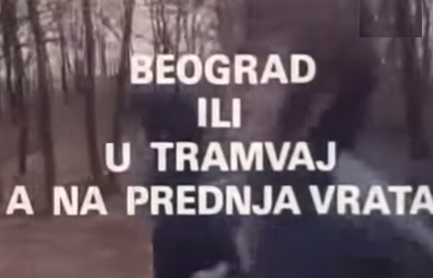 BEOGRAD ILI U TRAMVAJ A NA PREDNJA VRATA